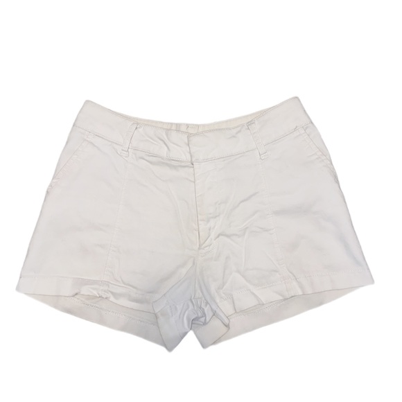 Abercrombie and Fitch white cotton shorts size 24 - Picture 1 of 2
